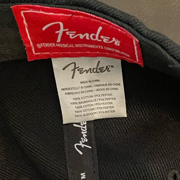 Fender Camo 100% Cotton Flat Bill Hat / Cap NWT - Picture 7 of 8